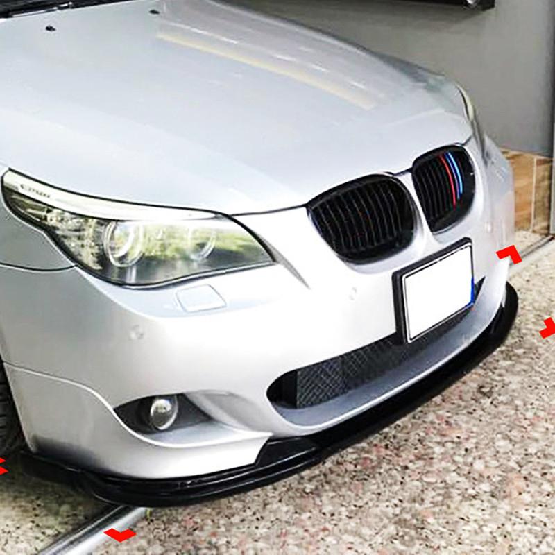 For BMW 5 Series E60 E61 525i 530i 540i 550i M Sport 2005-2010 Front Bumper Splitter Lip Chin Spoiler Diffuser Car Accessories