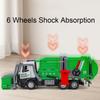 1:32 Garbage Car Model Toy Sound Light Wheel Steering Shock Absorption Urban Sprinkler Truck Models for Boys Birthday Gifts