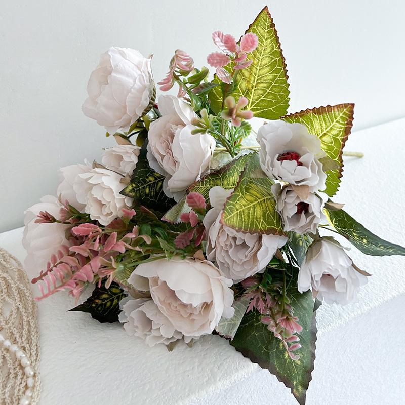 

Искусственный цветок Пион, Пластиковый цветок Искусственный цветок Украшение для гостиной, обеденного стола, Свадебный реквизит для фото