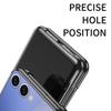 For Samsung Galaxy Z Flip7 5G Case Clear PC Electroplating Hard Phone Cover
