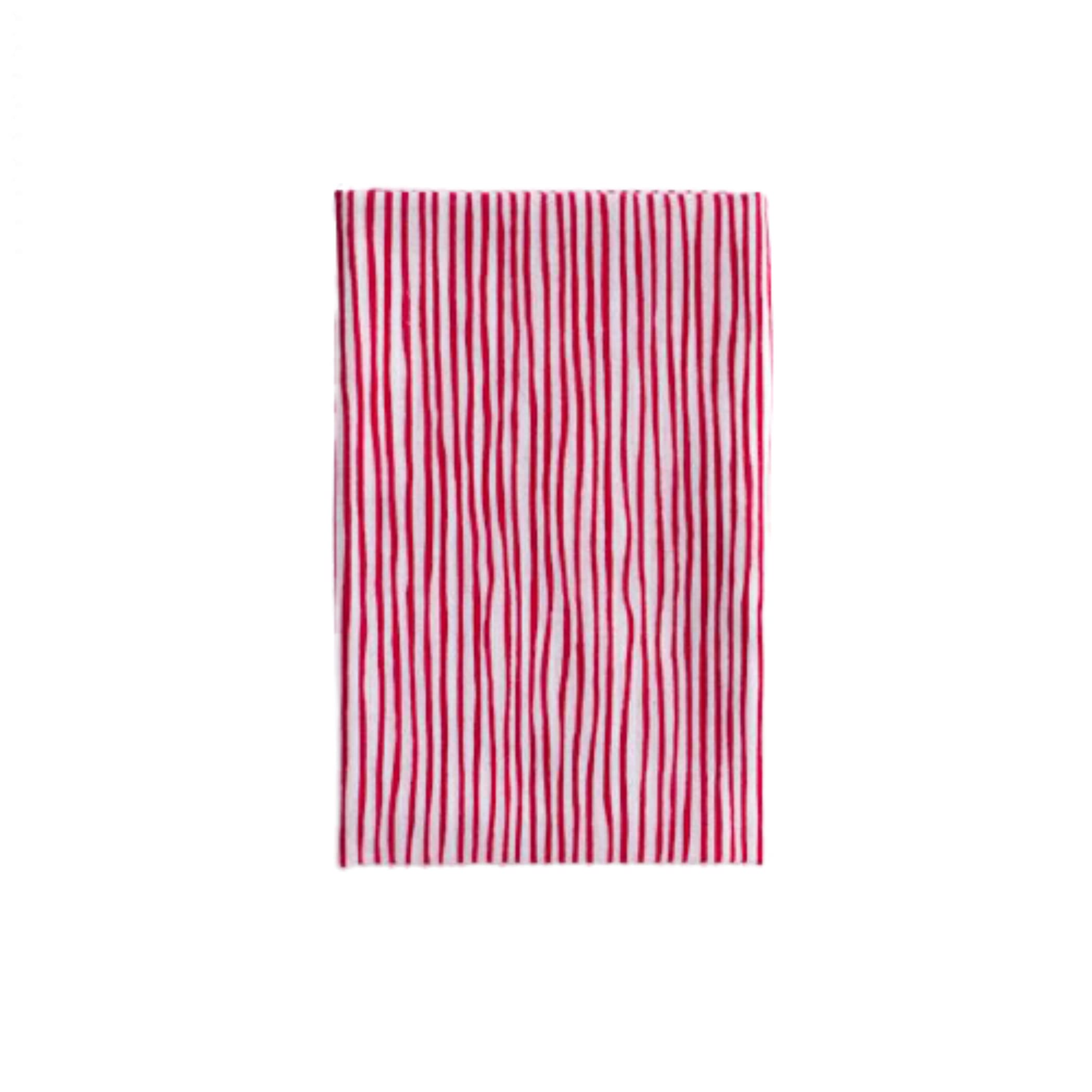 

Kamawanu Tenugui with Red Made in 33cm x Prime Minister Red Chū-sen (Tenugui) Stripes, Japan, Size 90cm, 100% Cotton, (Auspicious/Classic Pattern)