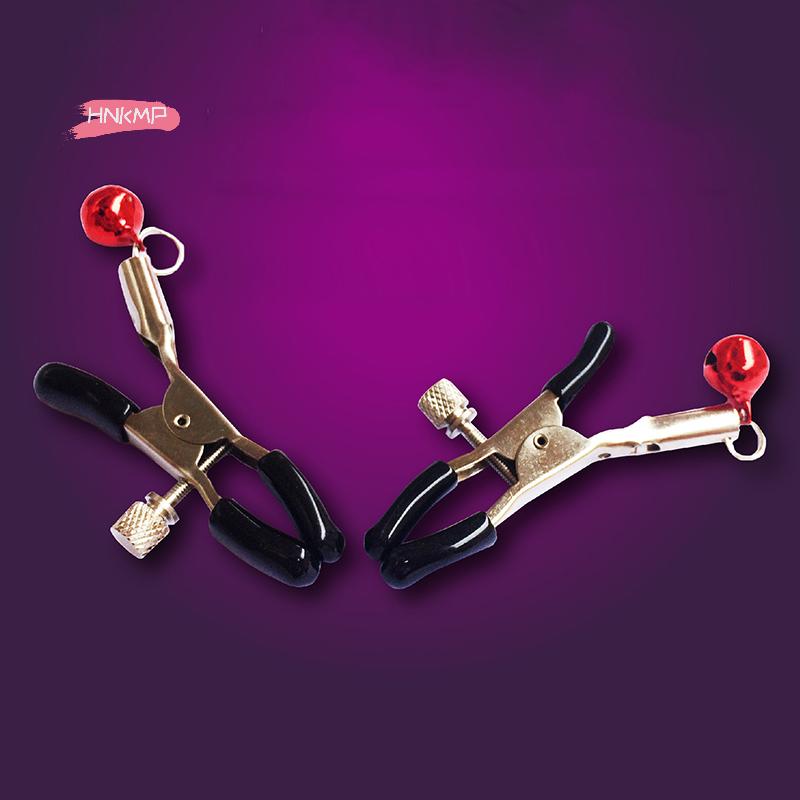 1 Pair Adult Nipple Clamps Metal Milk Clip Breast Clitoris Massage Sex Toy For Couples Novelty Lover Game Female Sex Toys