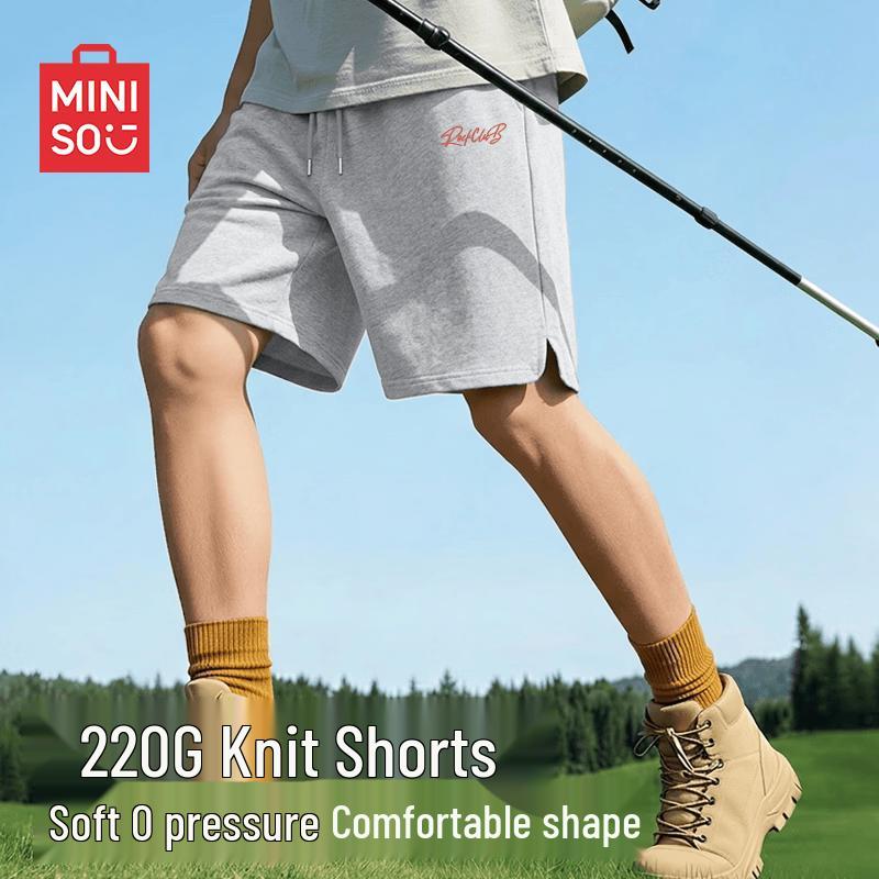 MINISO Men s Casual Summer Loose Shorts L
