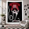 Wall TapestryScream Ghostface Art Hanging Cloth Decorative Background Cover for Room Decoration