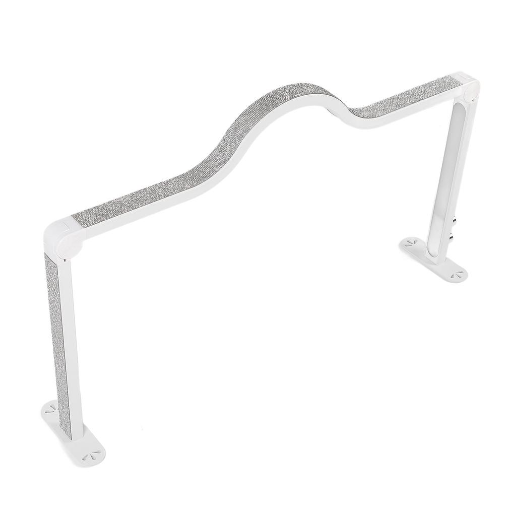 Half Moon Nail Desk Light 3 Modes Soft Lighting Half Moon Manicure Lamp for Eyelash Extension Eyebro