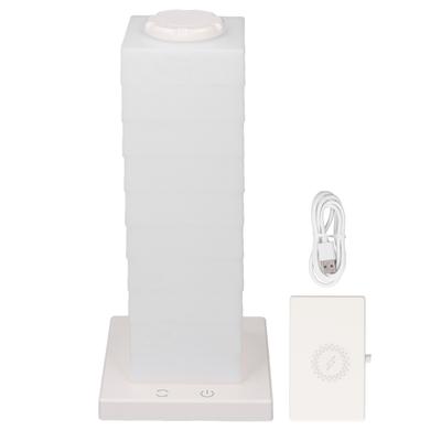 Stackable Night Light 3D LED RGB Touch Desk Lamp DIY Stacked Kids Table Lamp with Wireless Charging