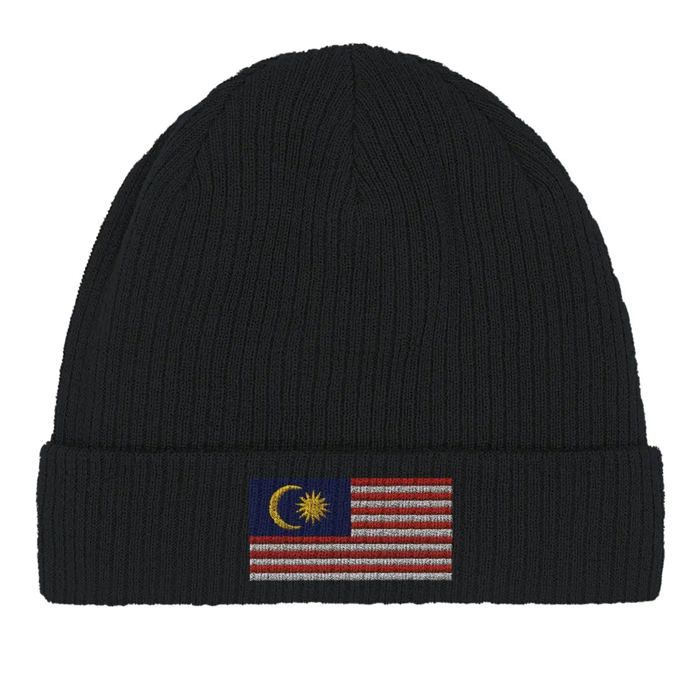 Bonnet Drapeau Malaisie en Noir