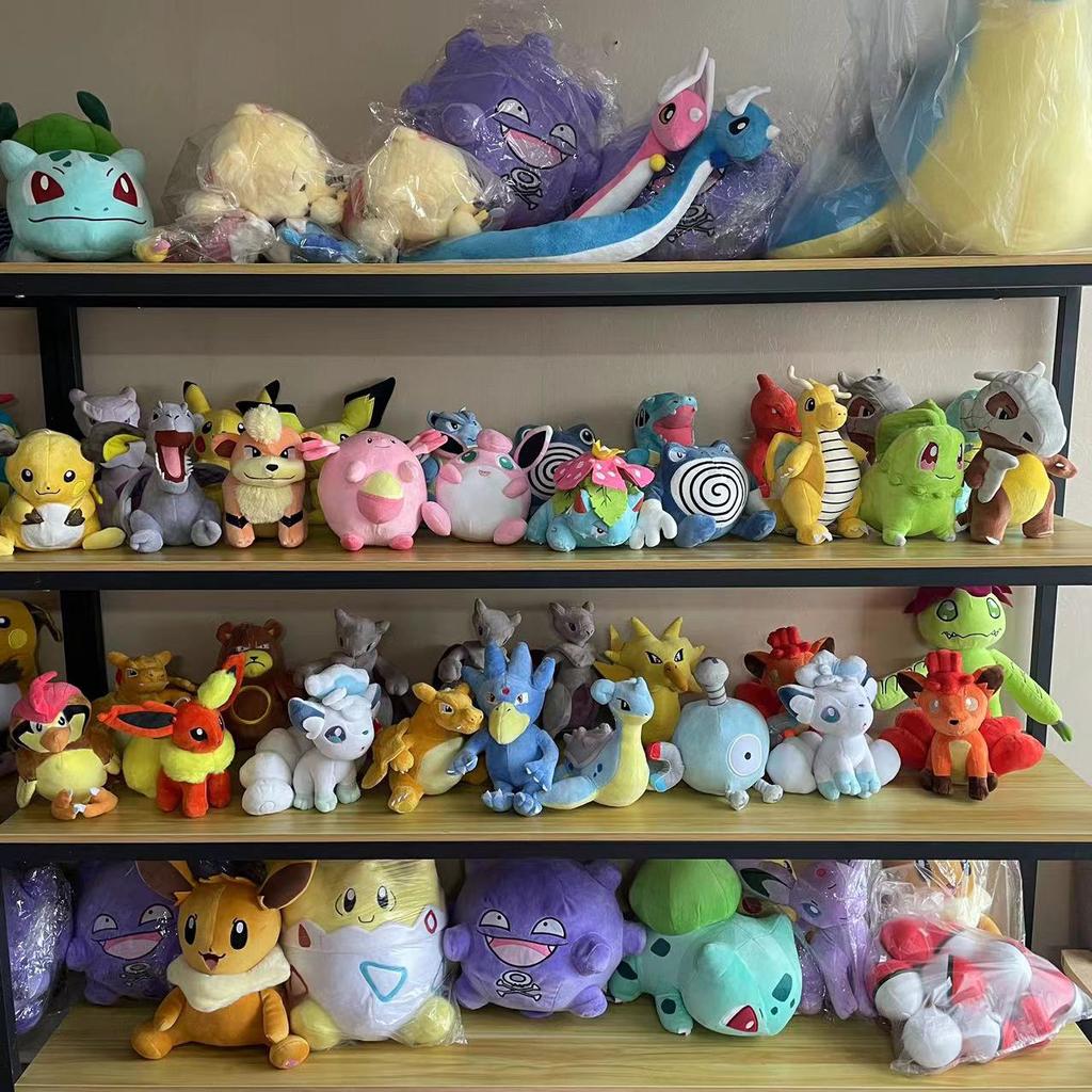 20cm Electric Type Plush Toys Raichu Plusle Minun Jolteon Zapdos Mimikyu Ampharos Pidgeotto Dolls Kids Birthday Gifts