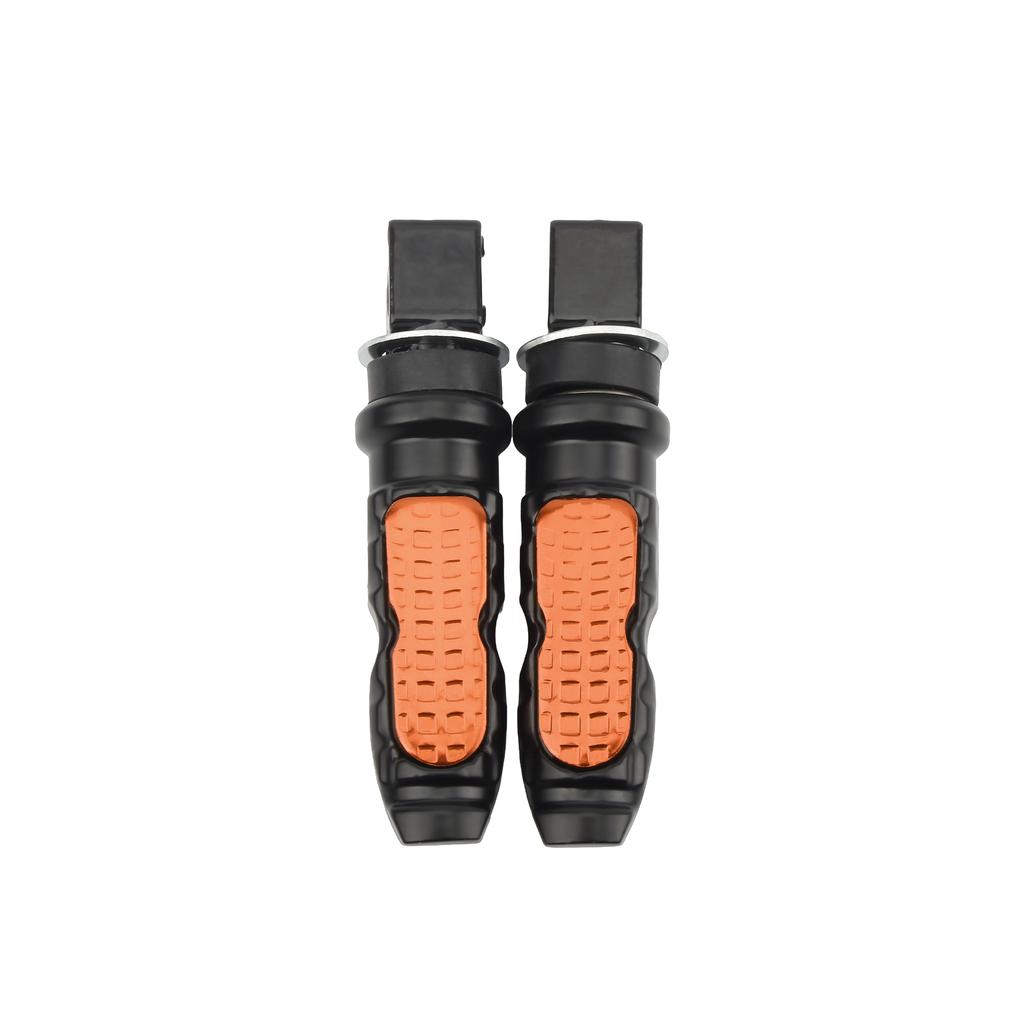 Universal 8MM Motorcycle Rear Passenger Foot Pegs Aluminum Footrest For KTM Yamaha Honda Kawasaki Motorbike Pedals Scooter