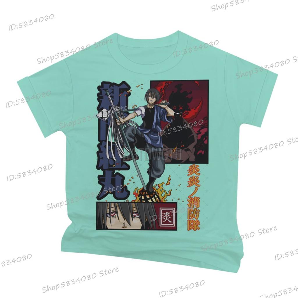 Anime Fire Force Printed Cool TShirt Anime Unisexga Adult Vintage Soft Tees Gift for Him Classic Fire Force Streetwear Tshirts