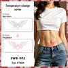 Temperature-Sensitive Succubus Finger Color-Changing Waterproof Tattoo Sticker - Cute Cartoon Design