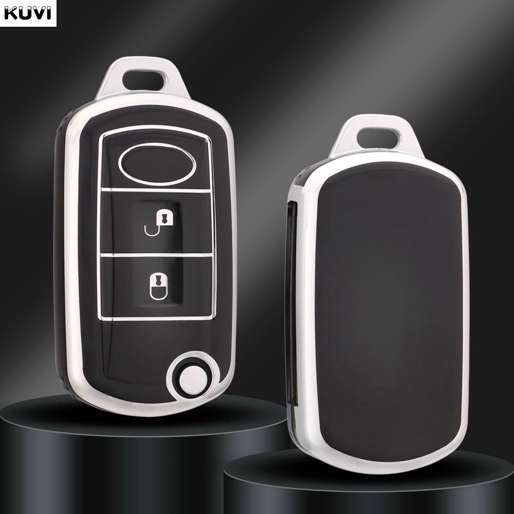 New TPU Car Flip Key Case Cover Shell For Land Rover Range Rover Sport LR3 Discovery 3 3 Buttons Portected Fob Bag Accessories