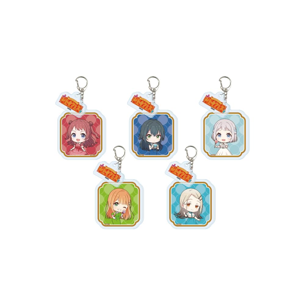 

Series x Seibuen Amusement Park Retro Fest 06 Gakuen Idolmaster Acrylic Keychain Complete Set with Parts of The Idolmaster (Box 5)