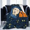Coraline Halloween Horror Blanket Velvet Print Breathable Lightweight Thin Throw Blanket for Bed Office Bedspreads