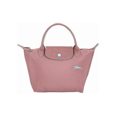 Le Pliage Club Kurzer Griff Faltbare Nylon- und Ledertasche Damen Tragetaschen Getrocknete Rose 1623619P13