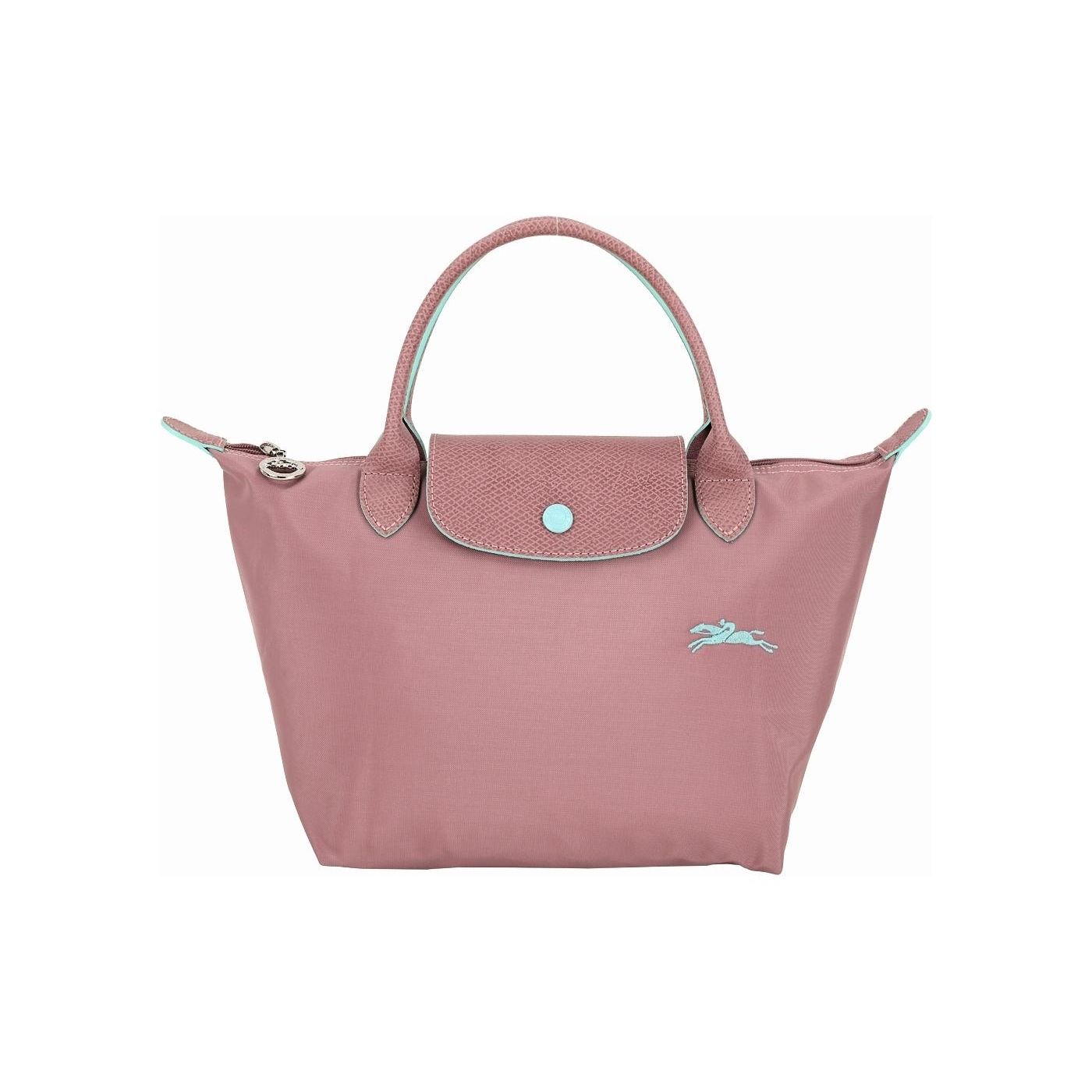 

Longchamp Le Pliage Club Short Handle Foldable Nylon And Leather Tote Bag Women Tote Bags Dried-Rose 1623619P13 Basic Set (Bag)