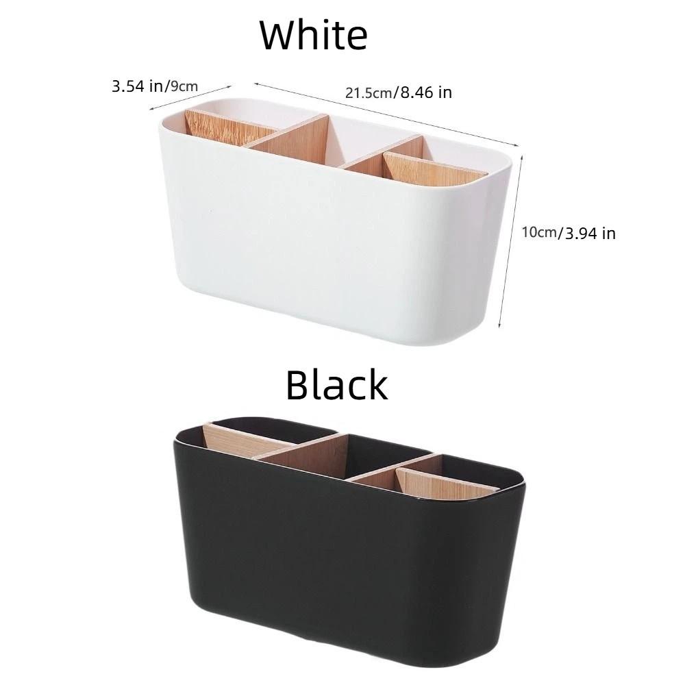 Save Space Toothbrush Holder Detachable Makeup Brush Organizer Desktop Storage Box  Bedroom