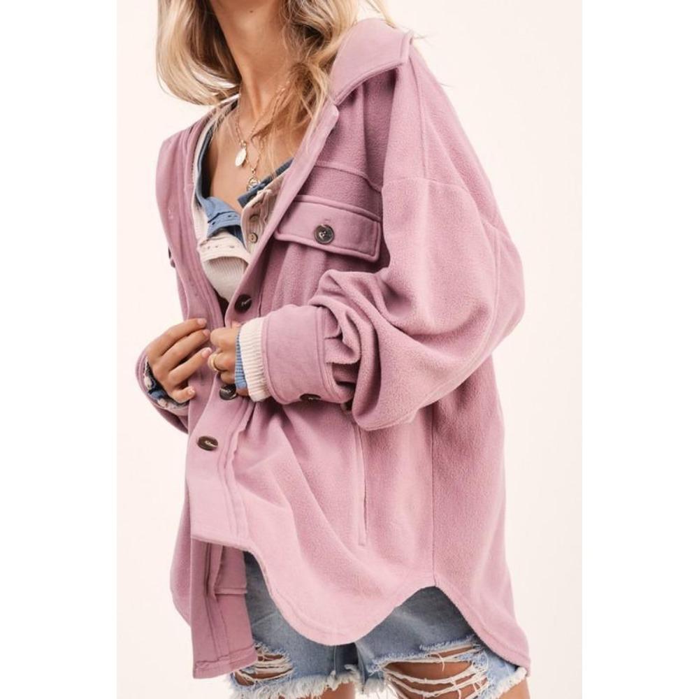 

Winter Women s Fashion Long-sleeved Single-breasted Cardigan Fleece Sweater Woolen Jacket XL розовый