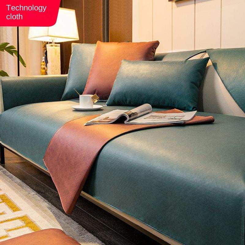 Cuscino per Divano in Pelle Antiaderente, Copridivano Universale in Tessuto Tecnico Impermeabile e Antigraffio per Gatti per Tutte le Stagioni