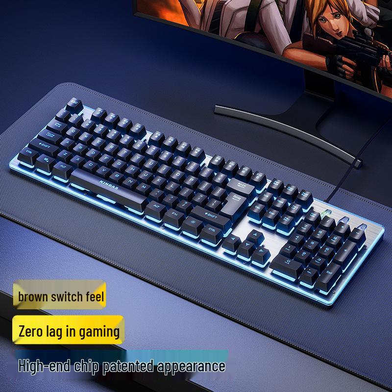 Mechanical Wired/Wireless Gaming Keyboard, Mouse, & Headset Set