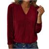 Women's Solid Color Long Sleeved Fashionable Women's Casual Top