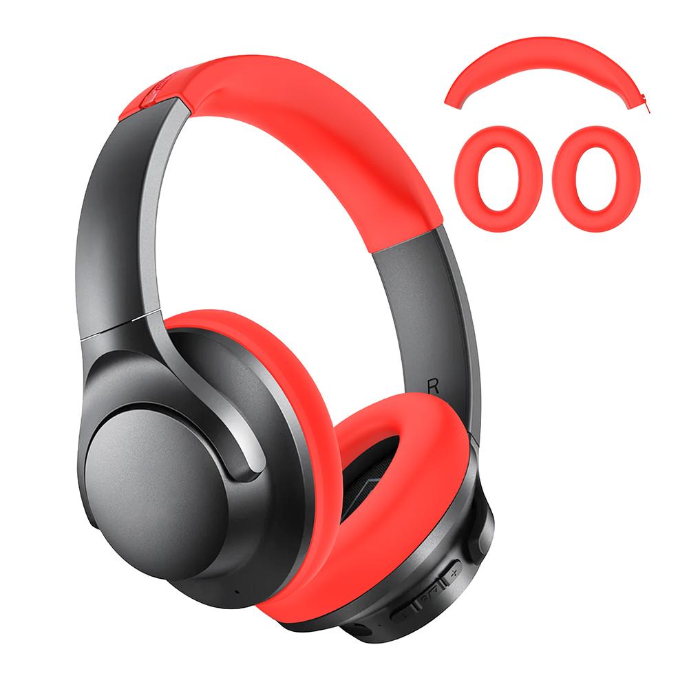 Silicone Earpads Headbeam Sleeve Scratch Proof Headphone Sleeve Headphone Protective Case for Anker Soundcore Life Q20i Headset