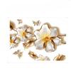 1Pc  Beautiful Lotus Butterfly Toilet Sticker Bathroom Toilet Cover Decorative Sticker Waterproof Self Adhesive