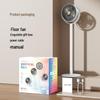Retractable Electric Fan: Floor & Desktop Two-in-One for Home, Office, Dorm - High Wind Power