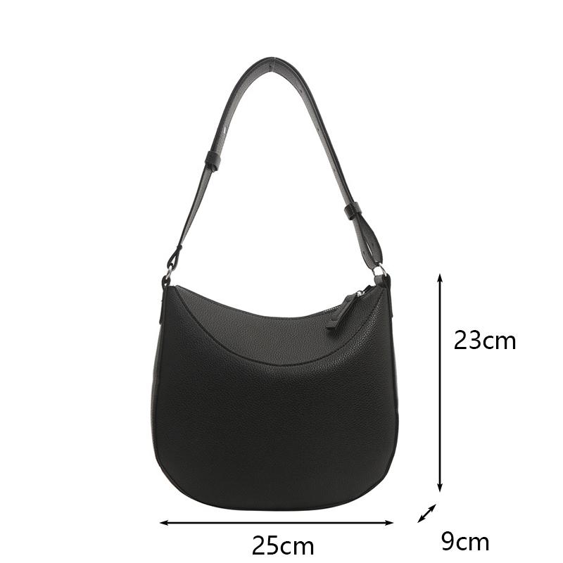 Damen Retro Umhängetasche PU Leder Vielseitige Satteltasche Große Kapazität Lässige Tragetasche Handtasche Weibliche Tägliche Schultertasche CLE