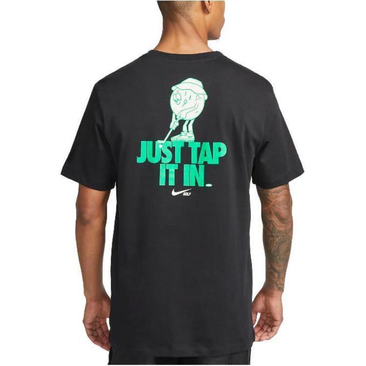 Nike T Shirts Men's Black Crew Neck Moderate Straight Fit FD0037-010