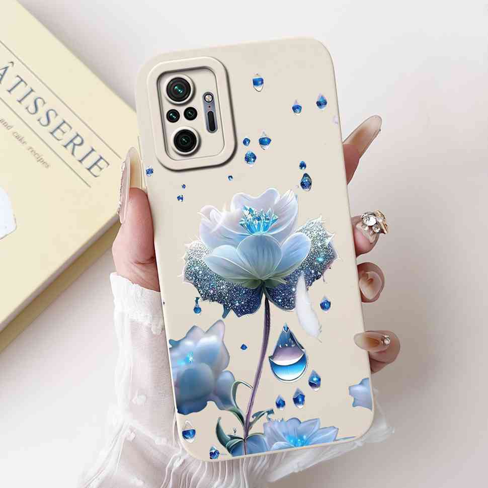 For Xiaomi Redmi Note 10 Pro 4G 6.67" Case Cherry Fashion Girl Soft Silicone TPU Cover For Redmi Note 10Pro 4G M2101K6G Shell