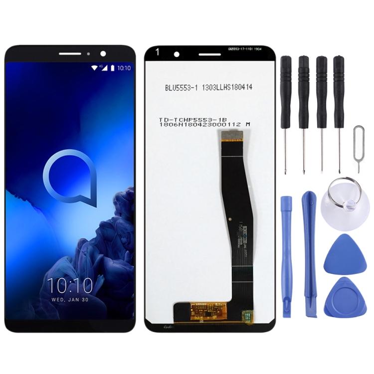 

OEM ЖК-экран для Alcatel 1x 5008 с дигитайзером в полной сборке чёрный