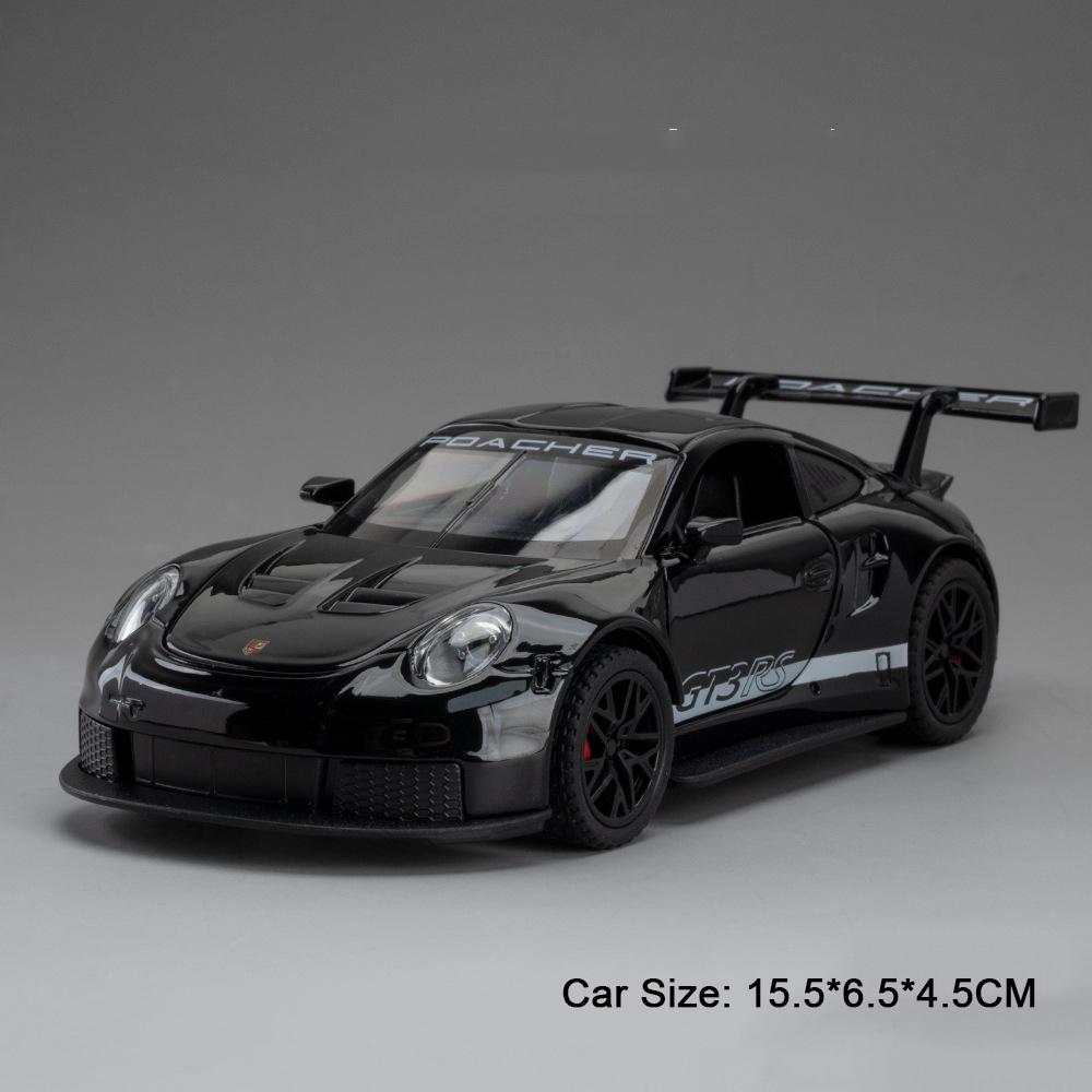 1:32 Scale 911 TARGA GT3RS Model Car Toy Alloy Body Rubber Tires Sports Cars Doors Opened Models Toys Edutainment Presents