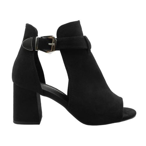 Where's That From Womens/Ladies Lisa Suede Open Toe Wide Block Heel Sandals