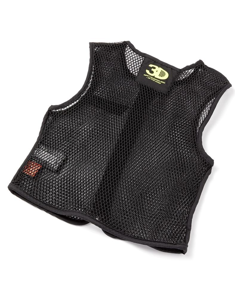 3D Air Mesh Inner Vest for Motorcycles 998 Mesh Material Black XL Black [Komine] JK-084 07-084