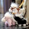 Pony Pendant Keychain 2026 Year of The Horse Plush Keyring Colorful Pony Doll Small Pony Bag Charm Gift for Kids