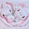 Anime Hanyou Usagi All Purpose Long Ear Bunny Plush Keychain Gloomy Bear Pink White Lovely Plush Doll Toy Soft Stuffed Bag Charm