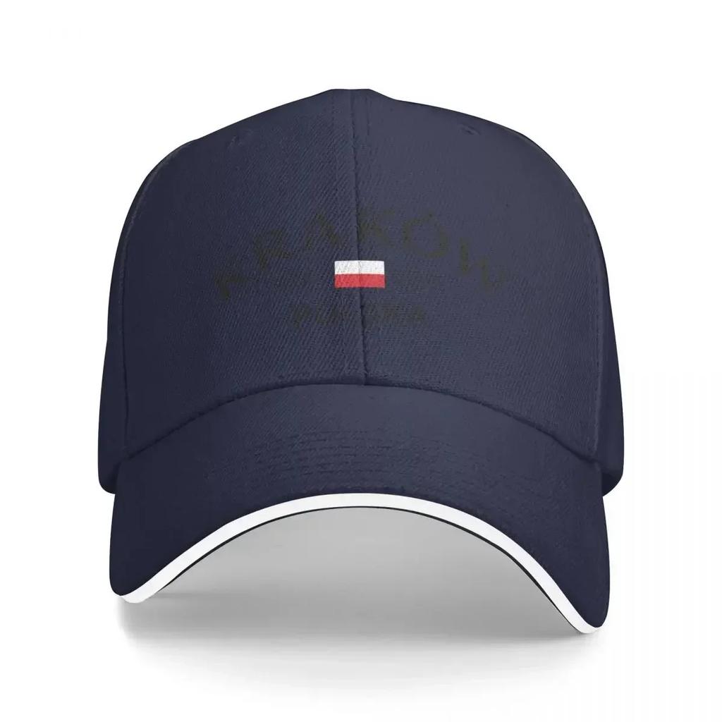 Krakau Polen (Krakau Polen) Polnische Koordinaten Baseballkappe Golfhut Trucker-Hut Golfhut Unisex Damen Strand Outlet Unisexs