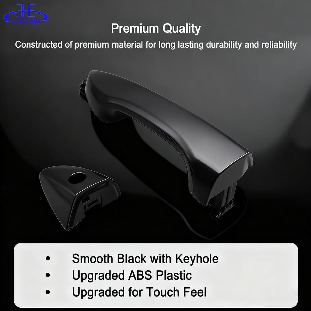 Äußere Türgriff für die Fahrerseite vorne Für Toyota Corolla 2014-, Schwarz