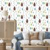 Wallpaper Bear Clouds and Trees for Living Room and Bedroom 50x1000