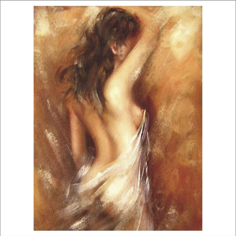 

Полный 5D Diy Алмазная картина Сексуальная женщина Алмазная вышивка Полный лежал вышивка крестом Домашний декор Подарок ручной работы