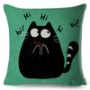 Colorful Cute Cartoon Pet Dog Cat Cushion Cover for Children Room Sofa Decor Animal Dinosaur Giraffe Pillow Case Pillowcase