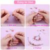 67pcs Pink Series Beaded Jewelry Making Supplies Jewelry Bracelet Making Kit, Beaded Jewelry Making, Birthday Pink Craft Gifts