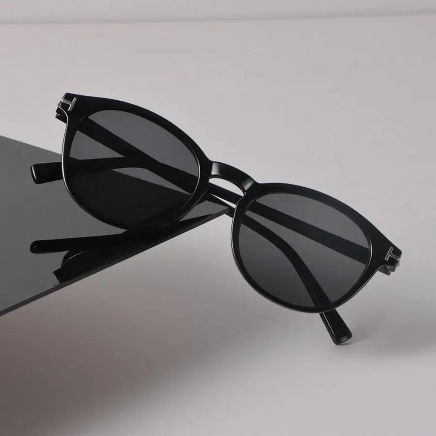 Luxury Round Sunglasses Women Men Cool Brand Designer Mirror Sun Glasses Female Male Black Colors