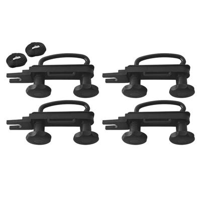 Adjivecct 4pcs Car Roof Luggage Accessories Van Mounting Accessories Kit Roof Box Bracket Mounting Accessories Kit