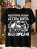 Polish Best Drivers Quotedetailed Cargo Truck Distressed Grunge Illustration Graphic Trucker Pride  Unisex All Tshirt