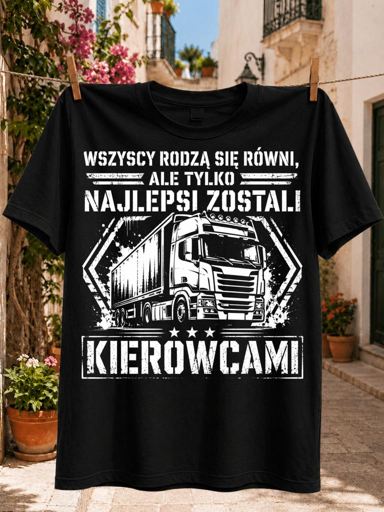 Polish Best Drivers Quotedetailed Cargo Truck Distressed Grunge Illustration Graphic Trucker Pride Unisex All Tshirt