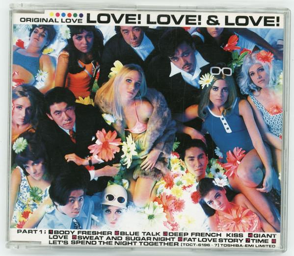 

CD ORIGINAL LOVE - Love! Love! & Love! TOCT6196 Eastworld 1991 Japan Rock Used