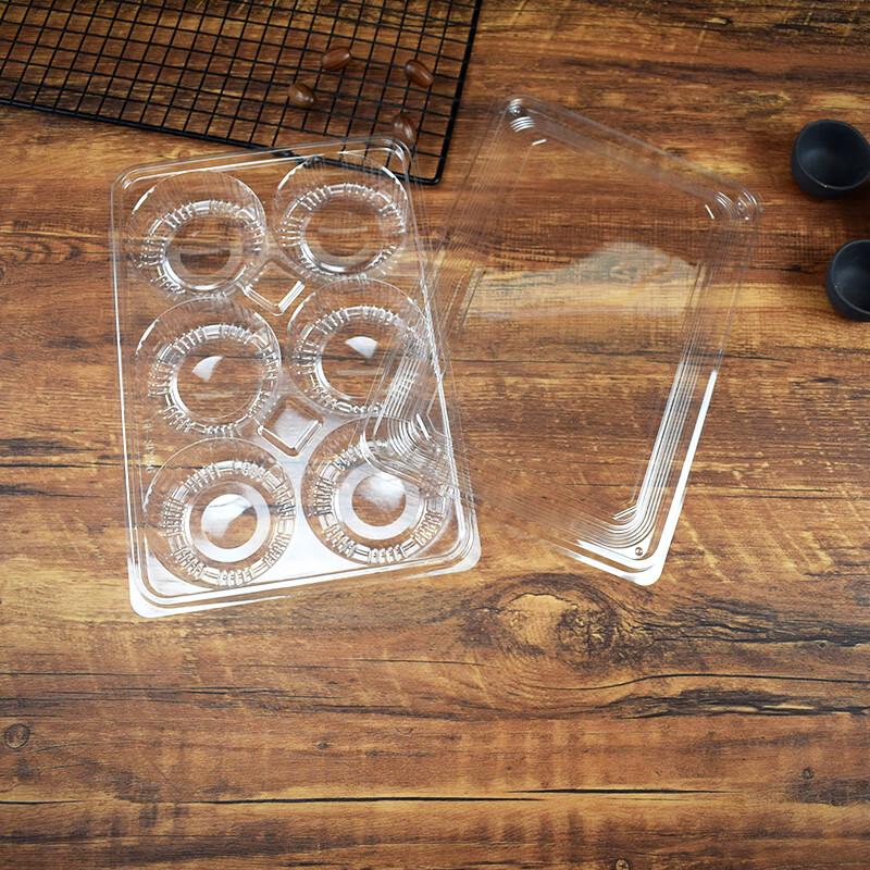 Transparent 6-Cavity Mooncake Gift Boxes