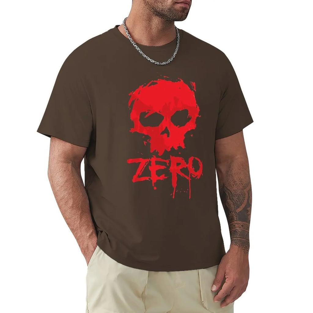New Zero Original Skate Vintage Skull Men'S Black T-Shirt Unisex Men Women Tee Shirt